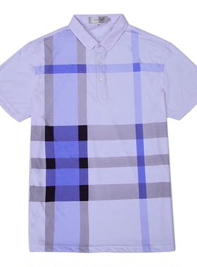 BCGOLF夏季新款半袖衣服潮流男装夏装薄款上衣翻领t恤男式短袖衫