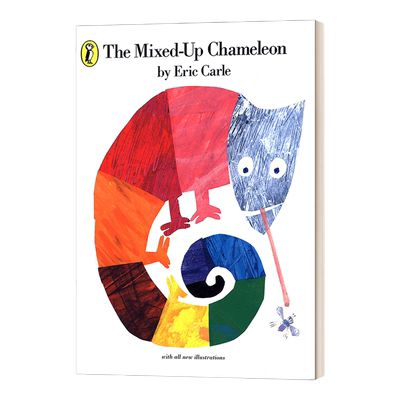 英文原版 The Mixed-up Chameleon 艾瑞卡尔 拼拼凑凑的变色龙 英文版 进口英语原版书籍儿童图书