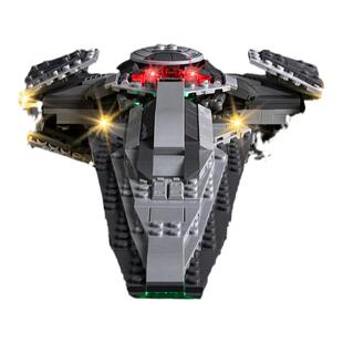 KGBOX乐高75383星战大战达斯·摩尔西斯渗透者LED灯具展示盒