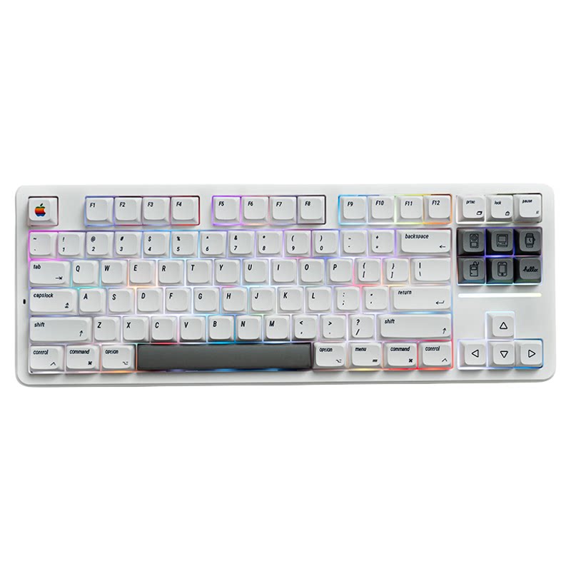 潮玩客apple苹果机械键盘键帽87/98/108一整套热升华正刻XDA高度