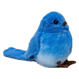 中国国家地理磁吸站肩小鸟公仔系列玩偶仿真毛绒玩具雪鸮翠鸟麻雀