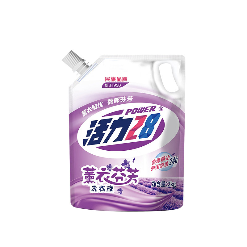活力28洗衣液薰衣草香持久留香去污去渍亮白机洗手洗深层清洁家用