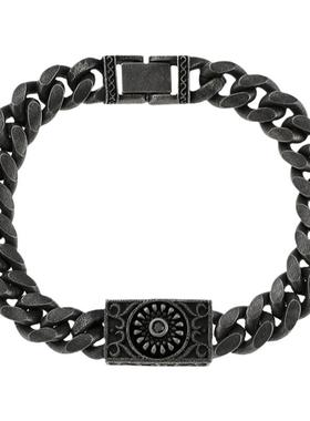 grgr高级感古巴手链男做旧钛钢