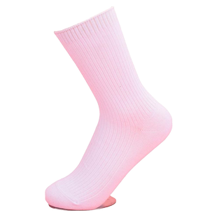 儿童袜子纯白棉袜春秋防臭运动袜男童女童中大童中筒袜白色学生袜