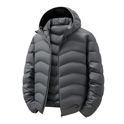 鸭鸭羽绒服男士中长款时尚休闲