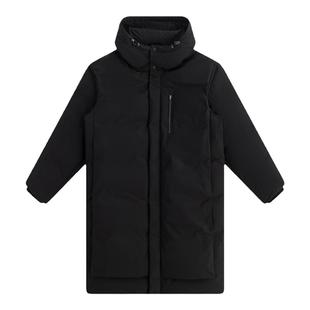 半墨大码中长款羽绒服男士宽松冬季加厚石墨烯三防白鸭绒胖子外套