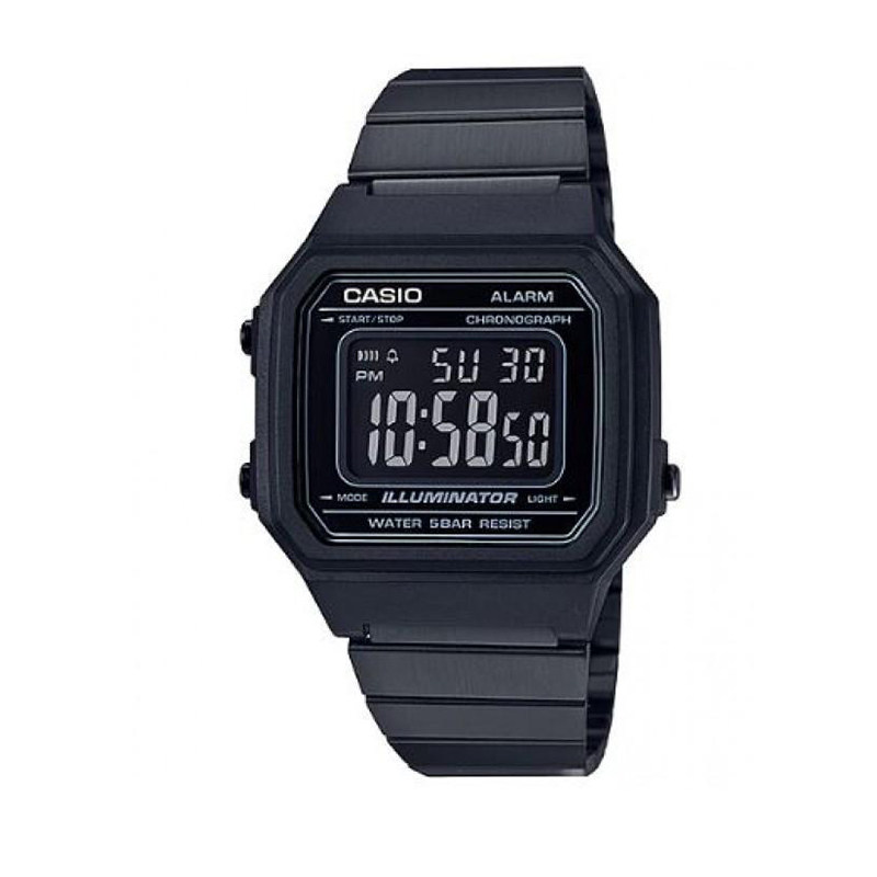 【豆芽同款】正品卡西欧CASIO B650WC-5A 玫瑰金复古方块电子手表