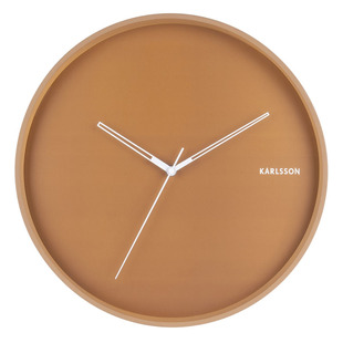 荷兰KARLSSON简约Hue挂钟客厅家用时尚现代轻奢金属北欧极简挂表
