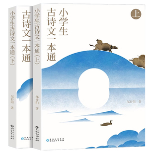 小学生古诗文一本通上下册全套 三四五六年级小学语文必备古诗和文言文阅读全集一本通3-4-56年级小古文巧背古诗文诵读古诗词正版