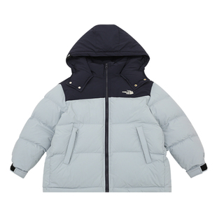 儿童羽绒服男童中长款2025冬装中大童白鸭绒上衣连帽免洗加厚外套