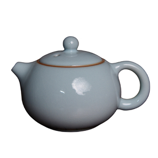 君宝名汝 原产地汝州汝瓷 原矿汝窑 王振宇 西施壶 茶壶 天青釉