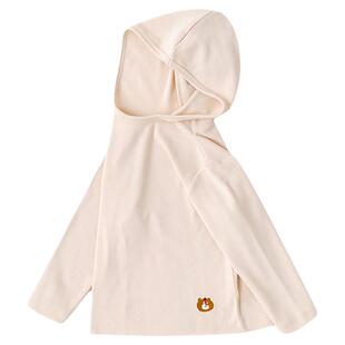 嘟嘟家宝宝连帽T恤春季儿童上衣女童长袖打底衫男童春秋新款内搭