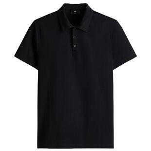 HM男装Polo衫2026夏季新款合身版短袖休闲通勤职业上衣1330414
