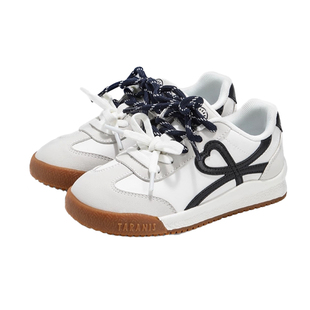 泰兰尼斯秋季新款儿童校园德训鞋软底轻便女童慢跑鞋男童运动鞋