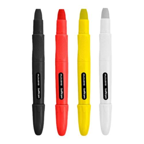 日式Filolang费洛朗工业记号笔木材墙面钢板轮胎涂鸦笔湿布可擦水性标记点位笔制衣点位划线WSC固体水溶蜡笔