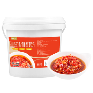 剁椒酱商用双椒鲜蒜蓉辣椒酱猪脚下饭菜红椒酱拌饭拌面火锅蘸酱料