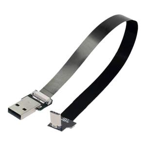 适用iPhone 15 迷你上弯Type-C FPC扁平线USB2.0公对USB-C软排线充电数据线 组装线