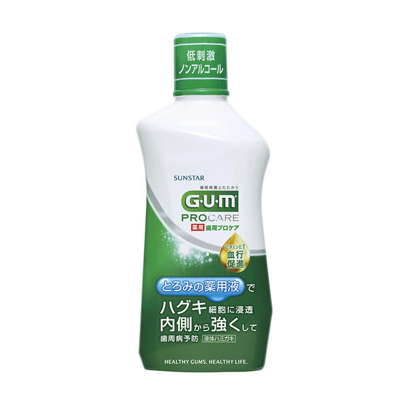 日本GUM全仕康牙周活力液漱口水