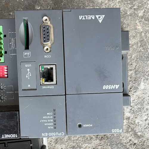 询台达AH500系列PLC整套，带PS05电源、CPU500-