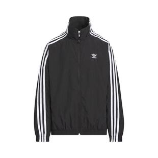 阿迪达斯童装25秋季新款男女大童立领运动宽松薄外套KQ5491