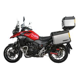 适用豪爵铃木DL250三箱摩托车铝合金尾箱边箱改装三箱架后备箱