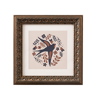 法式中古画框相框装饰摆台欧式复古高级油画装裱外框空框定制挂墙