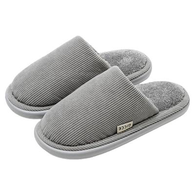 保暖不掉毛】简约居家棉拖鞋