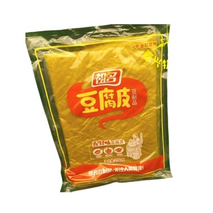 现货发 豆皮非转基因杭州豆制品祖名豆腐皮豆腐衣油皮汤火锅 500g