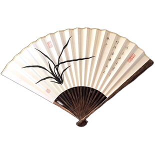 怀袖堂折扇 瘦金书 侠客行 李白 手写手绘 古风 礼品扇子个性订制