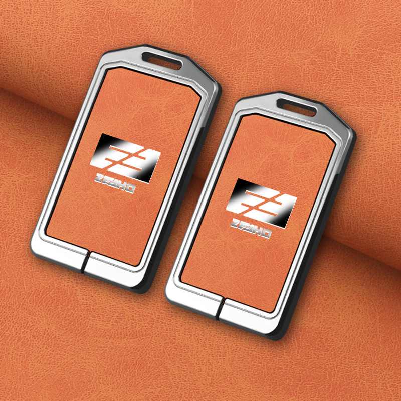 适用极核AE8钥匙套摩托车套锌合金壳电动车高档NFC扣ZEEHO卡片ae8