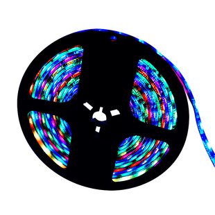 5V全彩WS2812B幻彩LED电池盒灯带usb灯条5050灯珠内置IC炫彩灯条