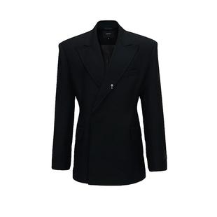 455EMBLE 宽肩收腰沙漏西装男女同款原创设计廓形外套 卡琳娜同款