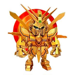 【现货】万代QMSV MINI GOLD TEAM金色战队高达自由高达盲盒手办