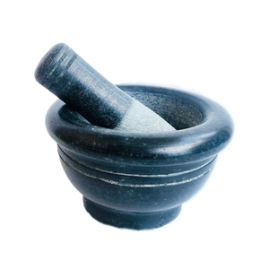 石臼石碗捣蒜器研钵蒜臼窑子中药研磨10cm青石厨房碾碎碗INS网红