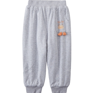 歌瑞家童装男童棉裤冬季新款男小童夹棉裤子儿童休闲卫裤冬装乐友