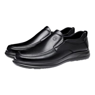 老人头休闲皮鞋男软底一脚蹬新款男鞋高档羊皮柔软防厚底滑爸爸鞋