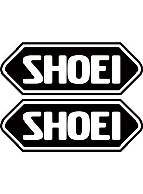 适用shoei头盔贴纸纯白防水