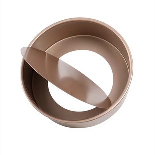 烘焙工具圆形不粘戚风蛋糕模具8寸烤箱家用活底芝士蛋糕乳酪模具