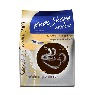 泰国进口高崇速溶咖啡粉拿铁三合一25条袋装正高盛品奶香丝滑咖啡