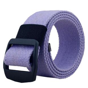 百搭黑色金属日字扣男女通用帆布腰带薄胖子加长大码军训皮带青年