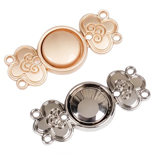 汉服子母扣旗袍古装明制服云肩立领童锁金属对扣小云扣祥云如意扣