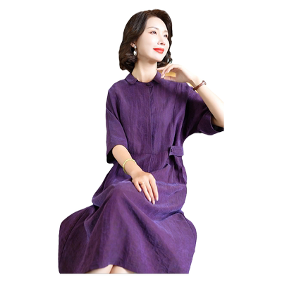 迪芬·璐嘉气质复古真丝香云纱