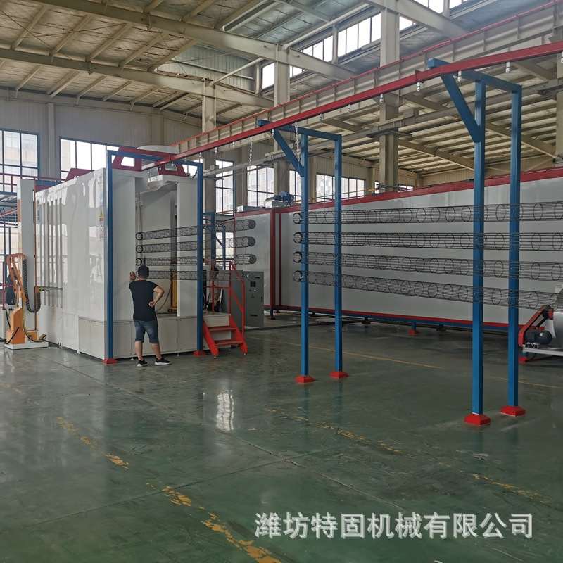 货架喷塑设备喷塑涂装线铝艺静电喷涂生产线工艺品静电喷涂设备
