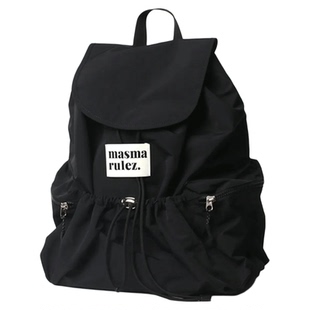 MASMARULEZ经典翻盖双肩包通勤ootd日常穿搭出游痛包上班束口背包