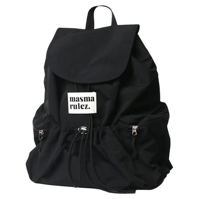 经典翻盖双肩包通勤日常束口背包