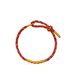 普陀山2026年犯太符手链男女款马年本命年护身符手工编织红绳手链