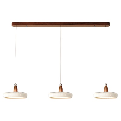 Home工厂直营中古香槟餐厅三头灯