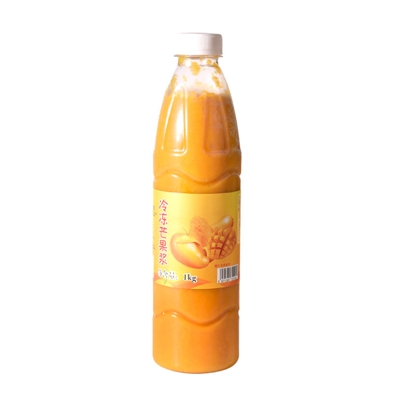 鲜友冷冻芒果浆鲜榨果汁原料杨枝甘露台芒果茶饮原料速冻芒果汁