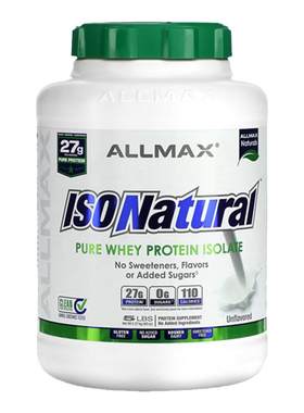 ALLMAX进口纯全分离乳清蛋白质粉增肌粉健身运动营养粉