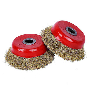 碗型钢丝轮 打磨抛光轮100角磨机专用金属除锈钢丝刷加厚钢丝轮